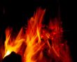 Burning coal in a furnace