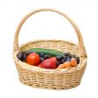 Vegetables and fruits in a basket