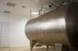 Large stainless tank