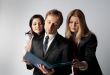 A team of business people