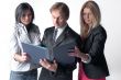 A team of business people