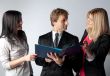 A team of business people