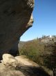 a rock