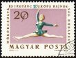 Figure skating on post stamp