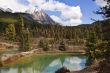 beautiful lake in the mountains