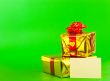 Two presents and blank card