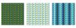 Set of 3 Polka Dotted Backgrounds