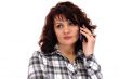woman with telephone