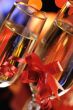 Wineglasses with a champagne