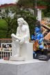 Statue at Grand Bassin lake
