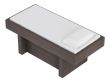 Wood massage table