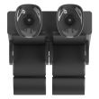 Black hair wash double seat chair