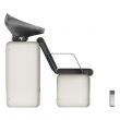 Black hair wash chair