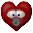 locked heart