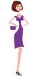 woman with the mode