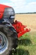in front of a tractor