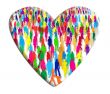 Group of people in a heart