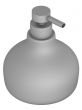 Frosted glass bottle soap