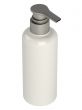 Glass bottle of soap