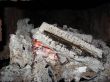 The flame in the furnace