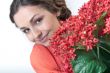 Girl and flowers