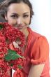 Girl and flowers