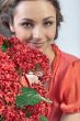 Girl and flowers