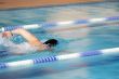 man swims world record