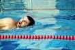 man swimming