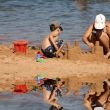 sandcastle building