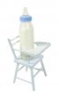 Baby Bottle in a High Chair