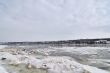 Ice on river
