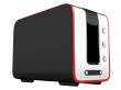 Toaster with red contour