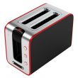 Toaster with red contour