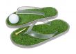 Golf Shoes with Grass
