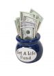 Get a Life Fund Jar Full of Money