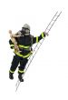 Fireman Rescuing Child on a Ladder