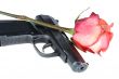 gun and rose