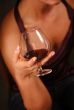 Glass with a red wine