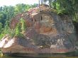 ZvÄrta rock near Amata river in Latvia