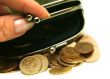 Purse with coins