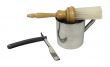 Straight Razor with Mug and Brush