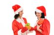 two woman santa