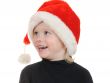 The child in a hat santa claus