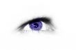 Isolated eye 