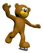 ice-skating teddy