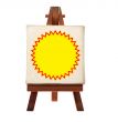 customizable blank easel 