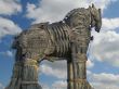 Trojan Horse in Canakkale Square,Turkey.