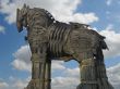 Trojan Horse in Canakkale Square,Turkey.