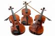 three violins